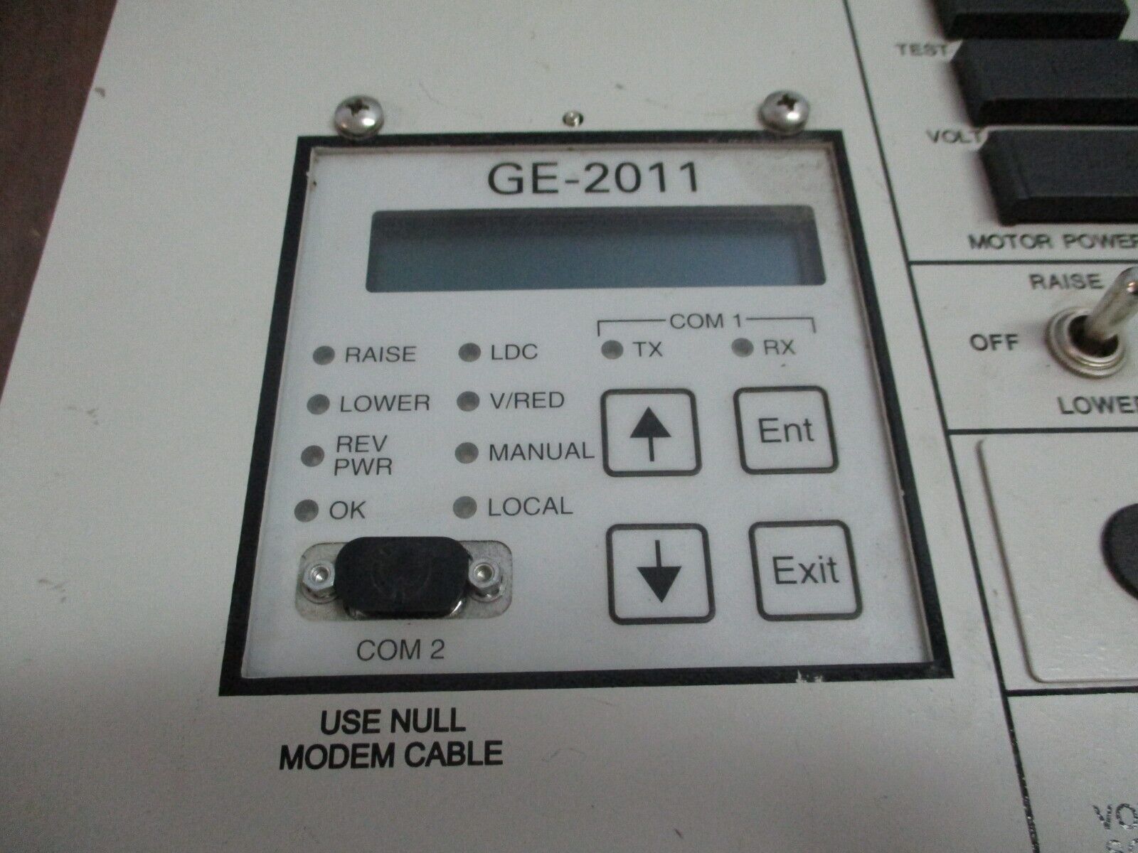 GE GE-2011 Voltage Regulator Control GE-2011C-6SL S/W: D-0146V08.10.07 Used