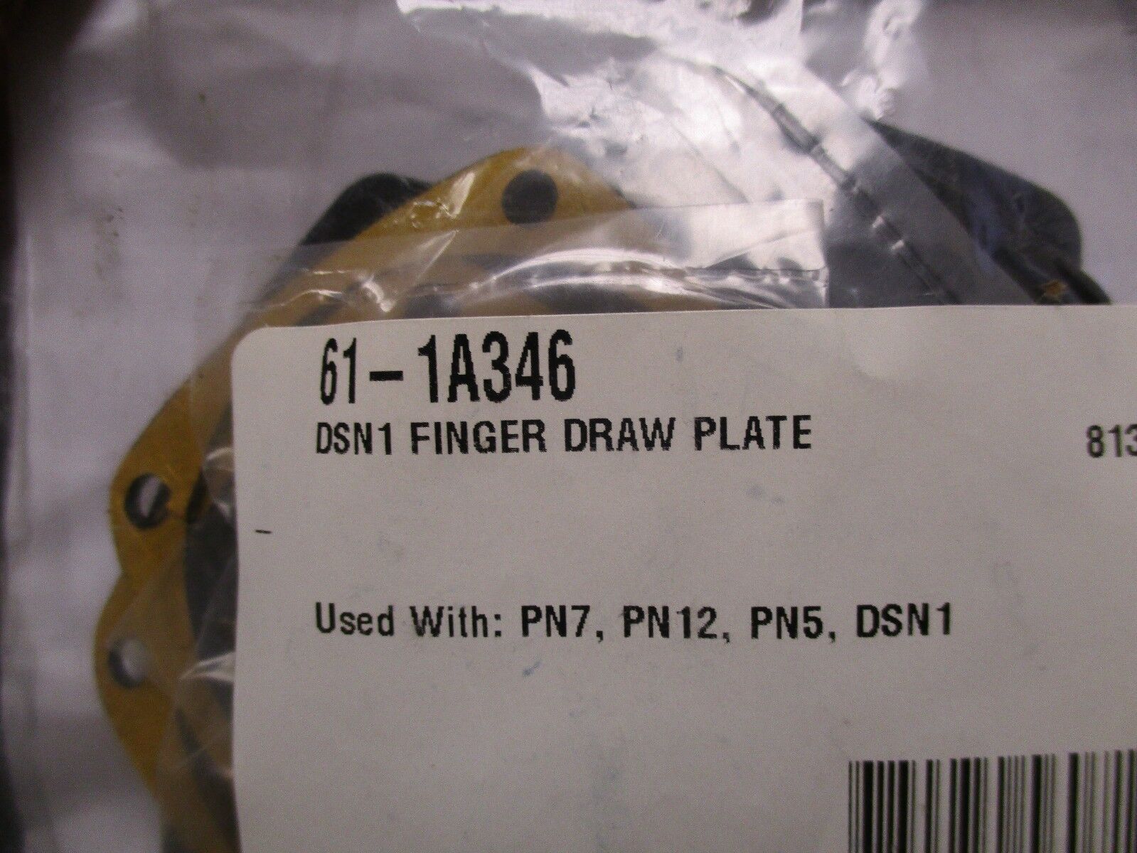 Meltric DSN1 Finger Draw Plate 61-1A346 New Surplus