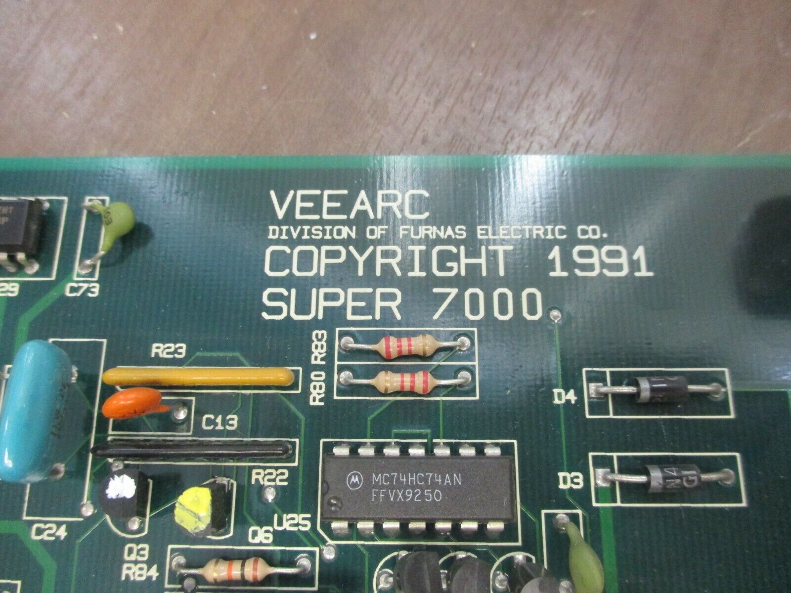 Vee-Arc Super 7000 Regulator Board 930-700 Used