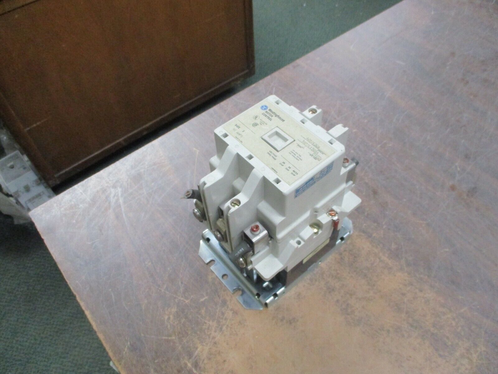 Westinghouse Size 3 Contactor A201K3CA 120V Coil 90A Used