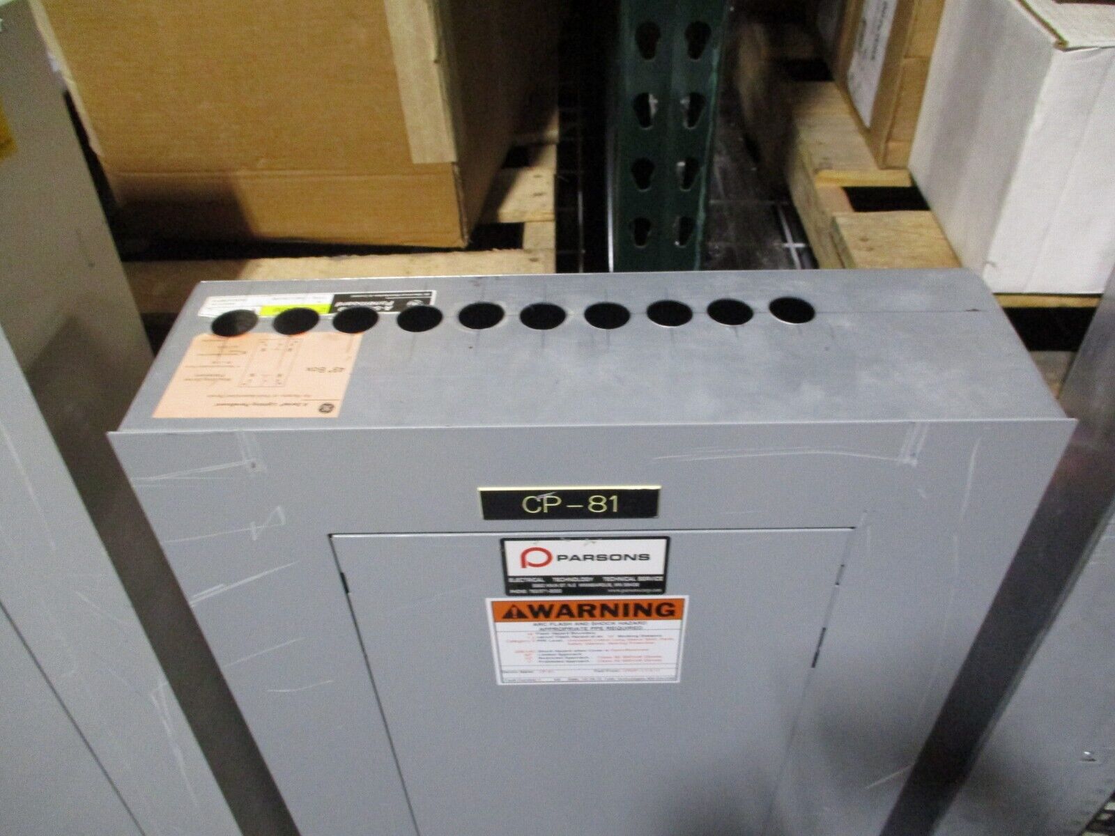 GE Main Breaker Circuit Breaker Panel AQU3422RCX 225A Max 250A Main 208/120V 3Ph