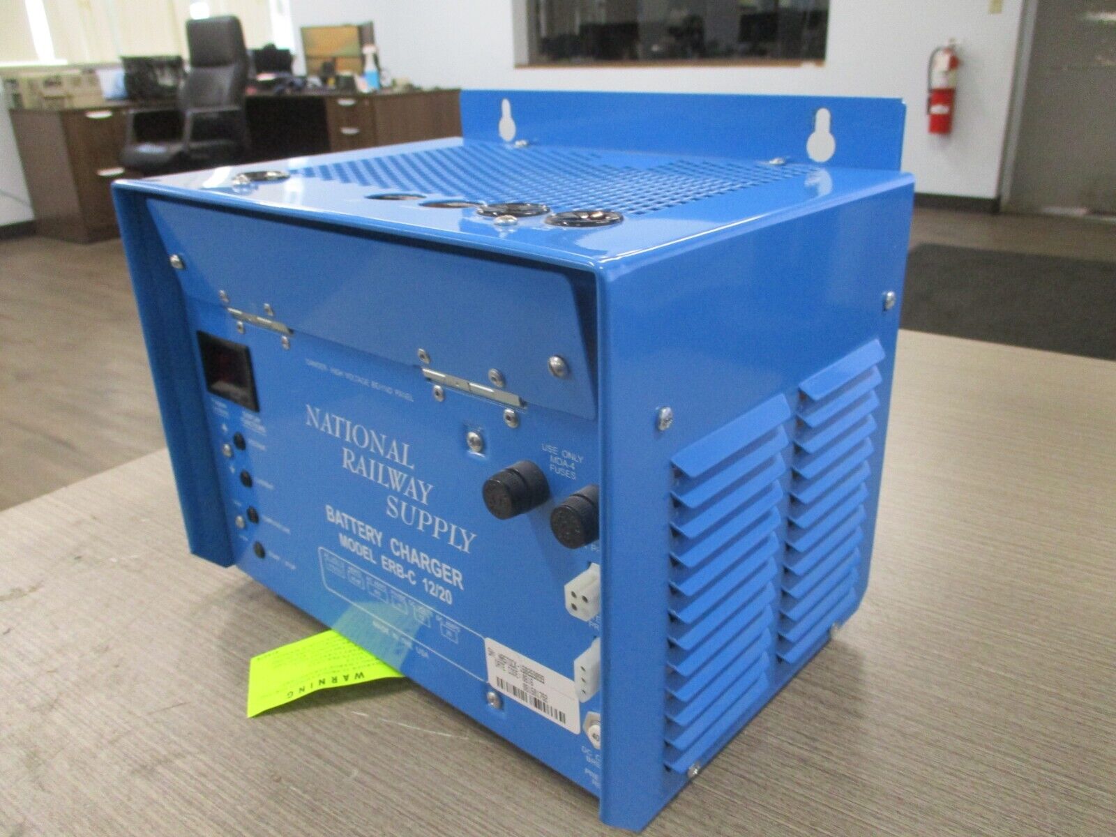 National Railway Supply Battery Charger ERB-C 12/20 Input: 115/230V 50/60HZ Used