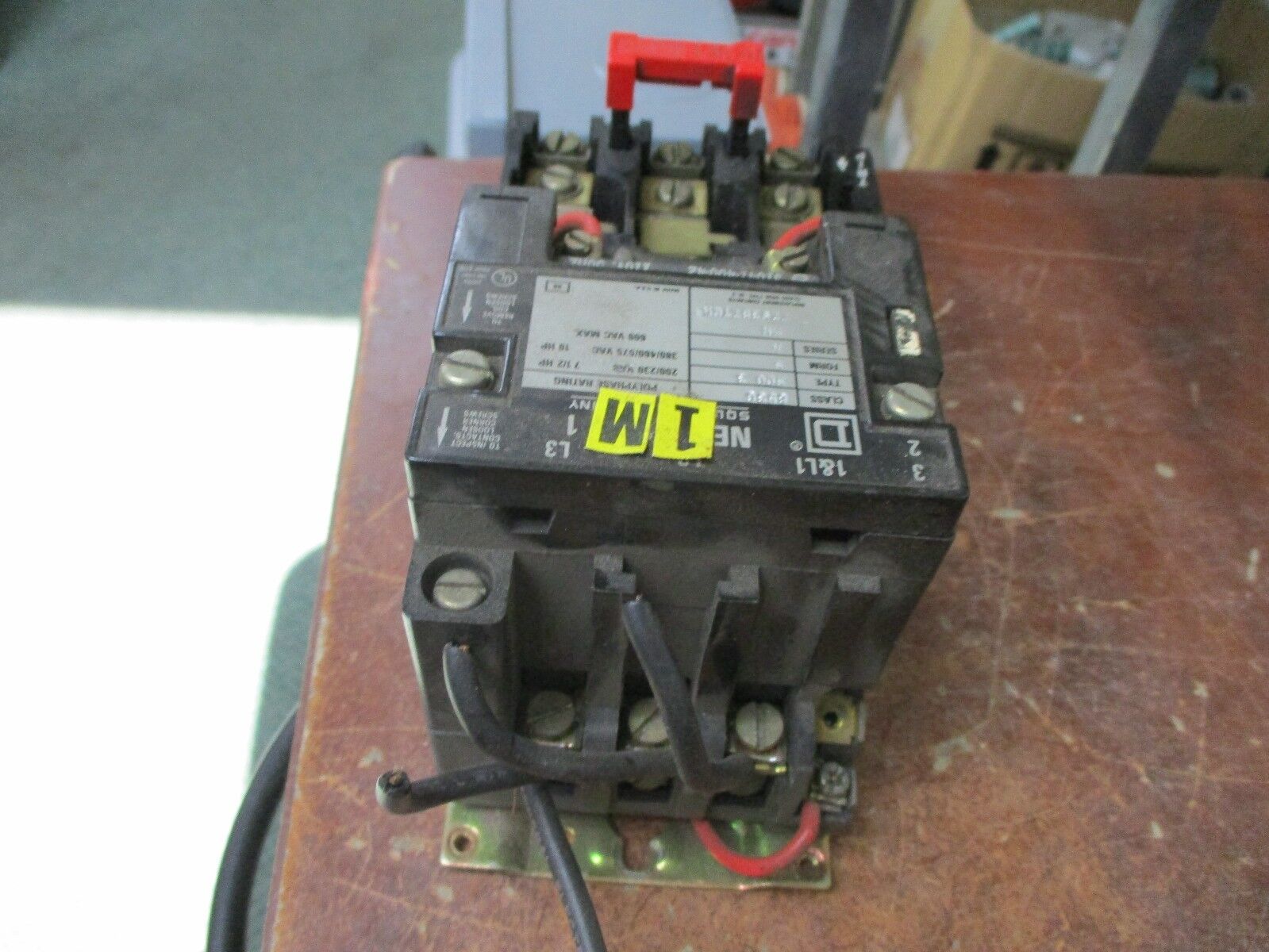 Square D Starter 8536 SCO 3 Size 1 120V Coil Used