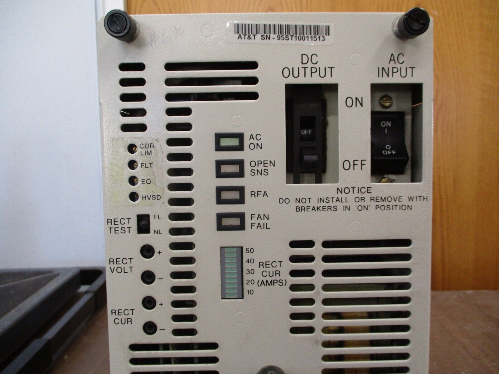 Reliance Electric Lorain A50B50 Rectifier 486524800 50A 50V Used