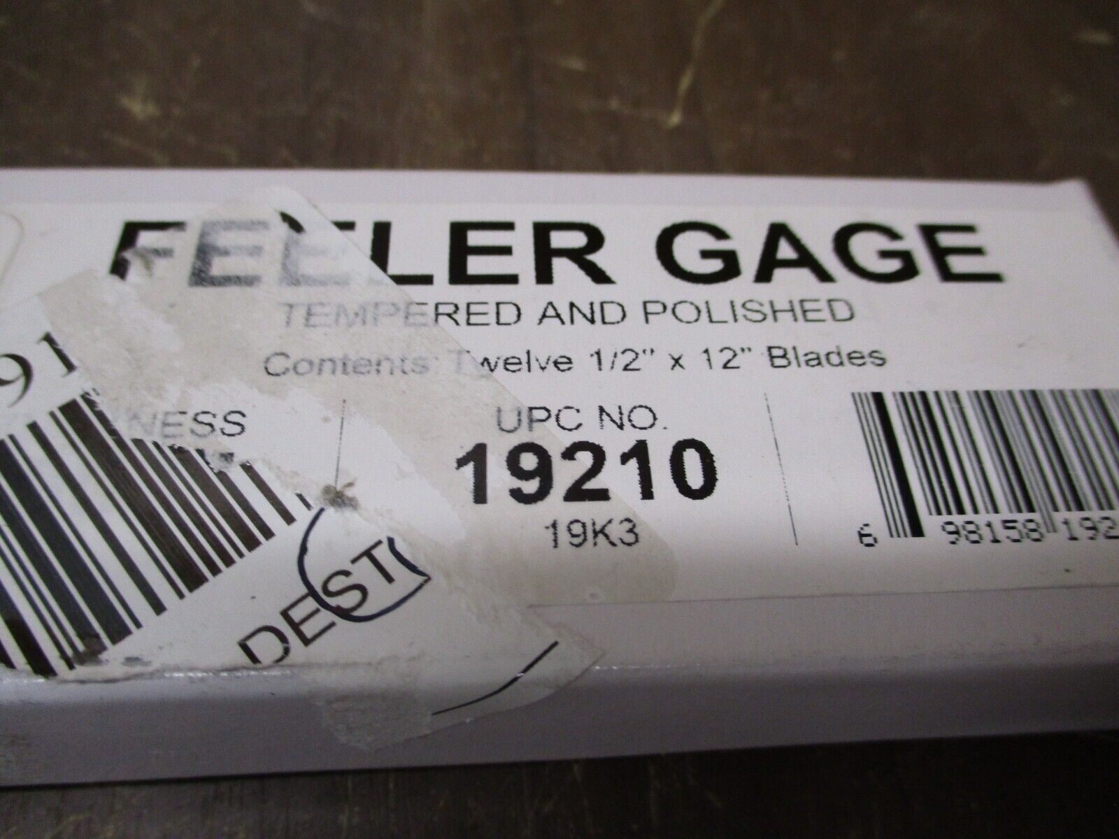 Precision Brand Feeler Gage 19210 Thickness: 0.003" *Box of 12* New Surplus