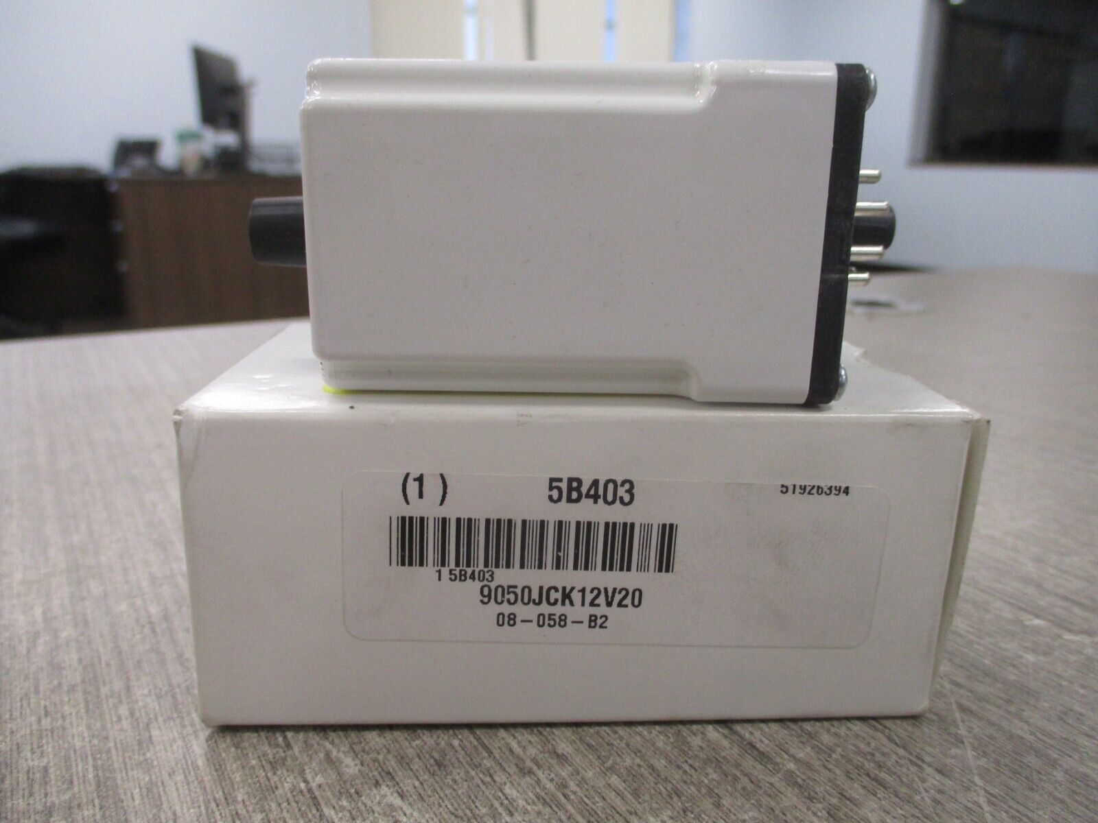 Square D Timing Relay 9050JCK12V20 Ser. H 120V On Delay ; 0.3-30 sec New Surplus
