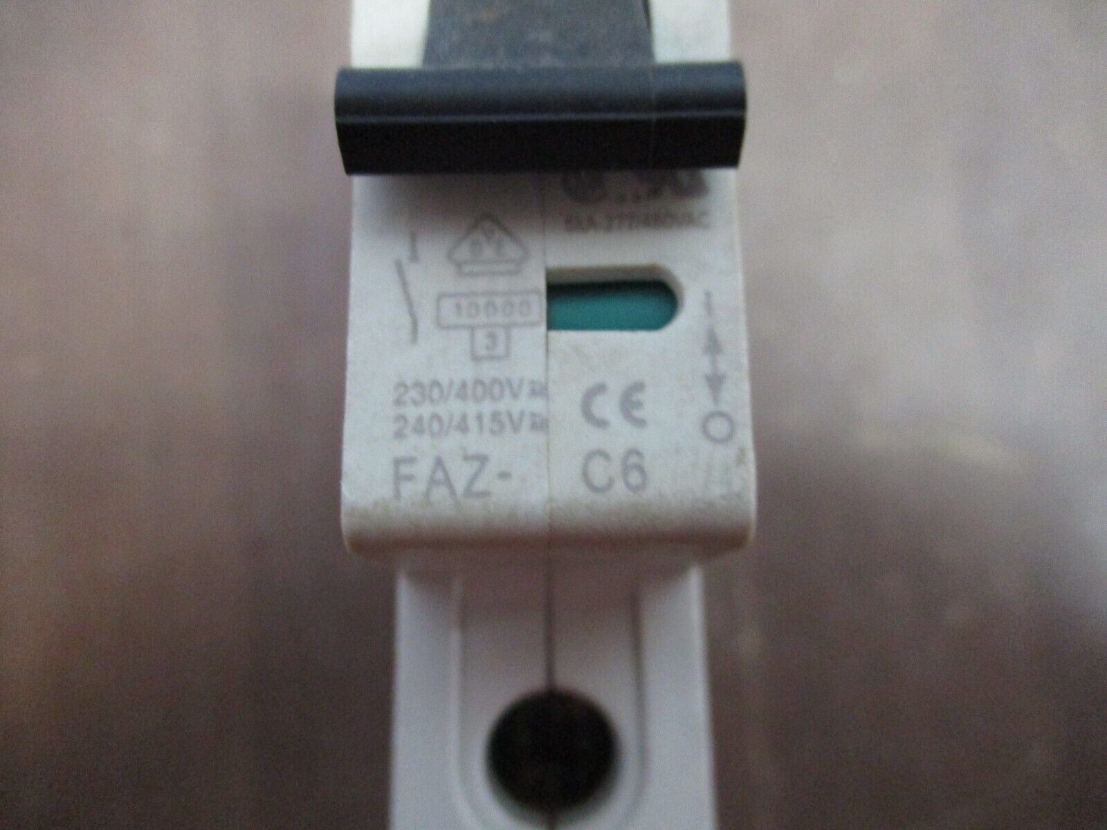 Moeller Circuit Breaker FAZ-C6 6A 277/480V 1P Used