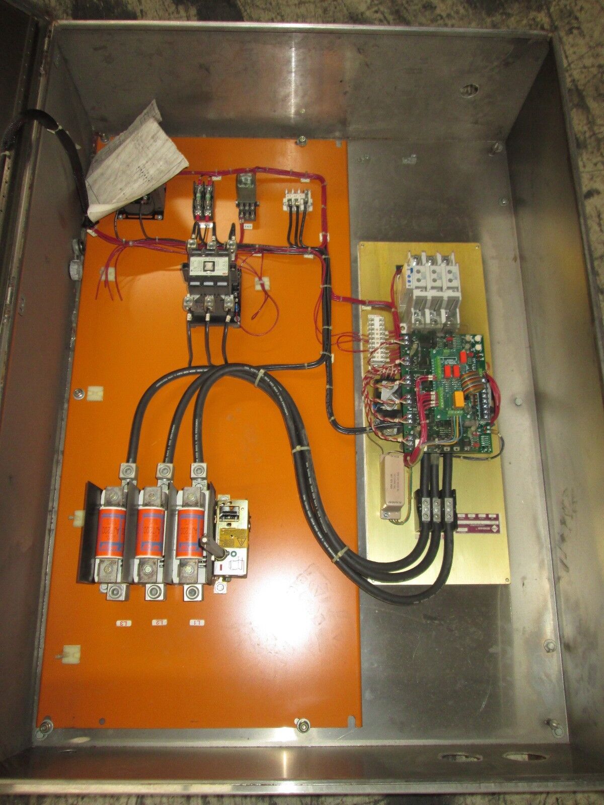 Benshaw 4X AC Drive CFRS6 125HP 575V Stainless Steel Enclosure nema 4x Used