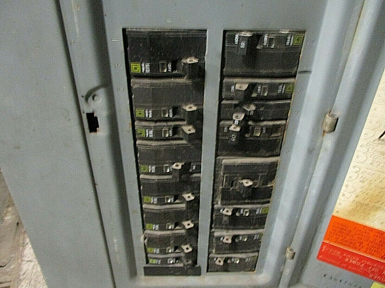 Square D Main Breaker Circuit Breaker Panel Q0C430M 125A Max Used