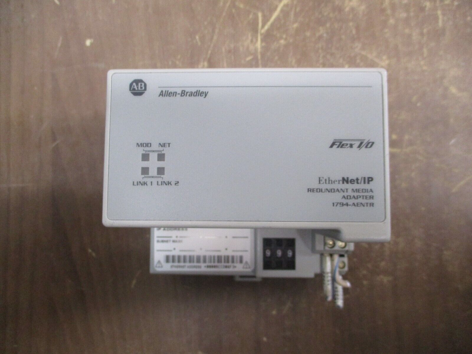 Allen-Bradley Flex I/O EtherNET/IP Redundant Media Adapter Module 1794-AENTR