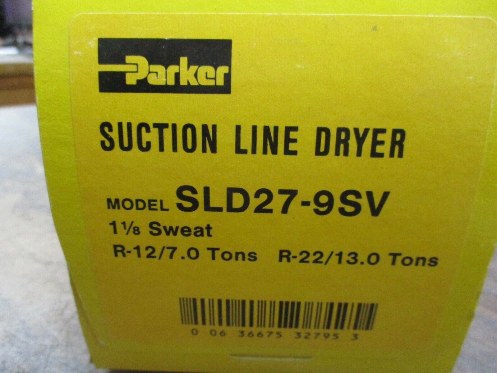 Parker Suction Line Dryer SLD27-9SV 1-1/8 Sweat New Surplus