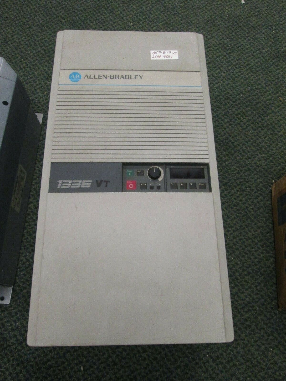 Allen-Bradley 1336VT AC Drive 1336VT-B025-EOP-FA2-L3 25HP *Missing Screw* Used
