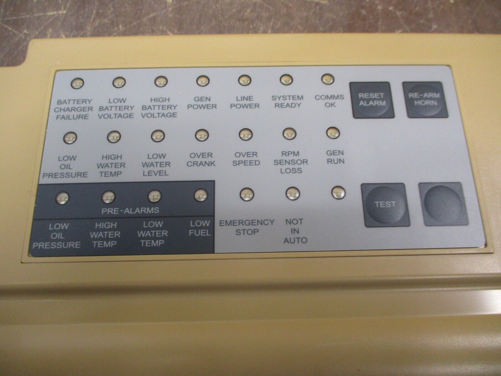 Generac Remote Annunciator Control Panel OG5721 Rev. C Used