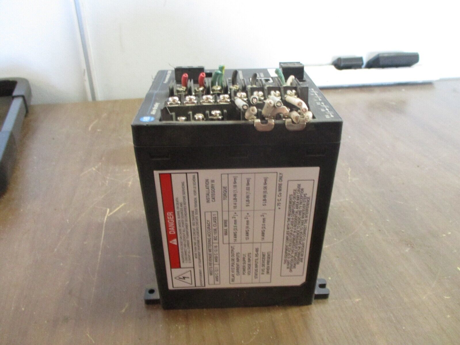 Allen-Bradley Powermonitor 3000 Control Monitor 1404-M405A-DNT Ser. A Used