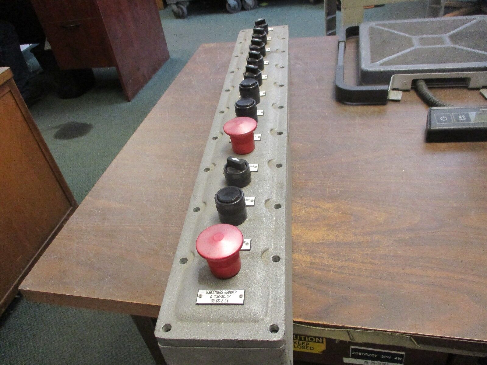 Adalet Explosion Proof Control Enclosure XIFC 033003 N4 Type 4 11-Position Used
