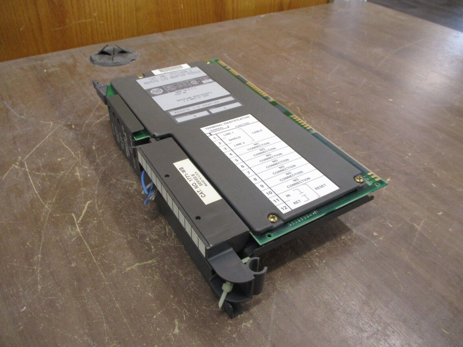 Allen-Bradley Remote I/O Adapter Module 1771-ASB D Ser. D F/W Rev. G Used