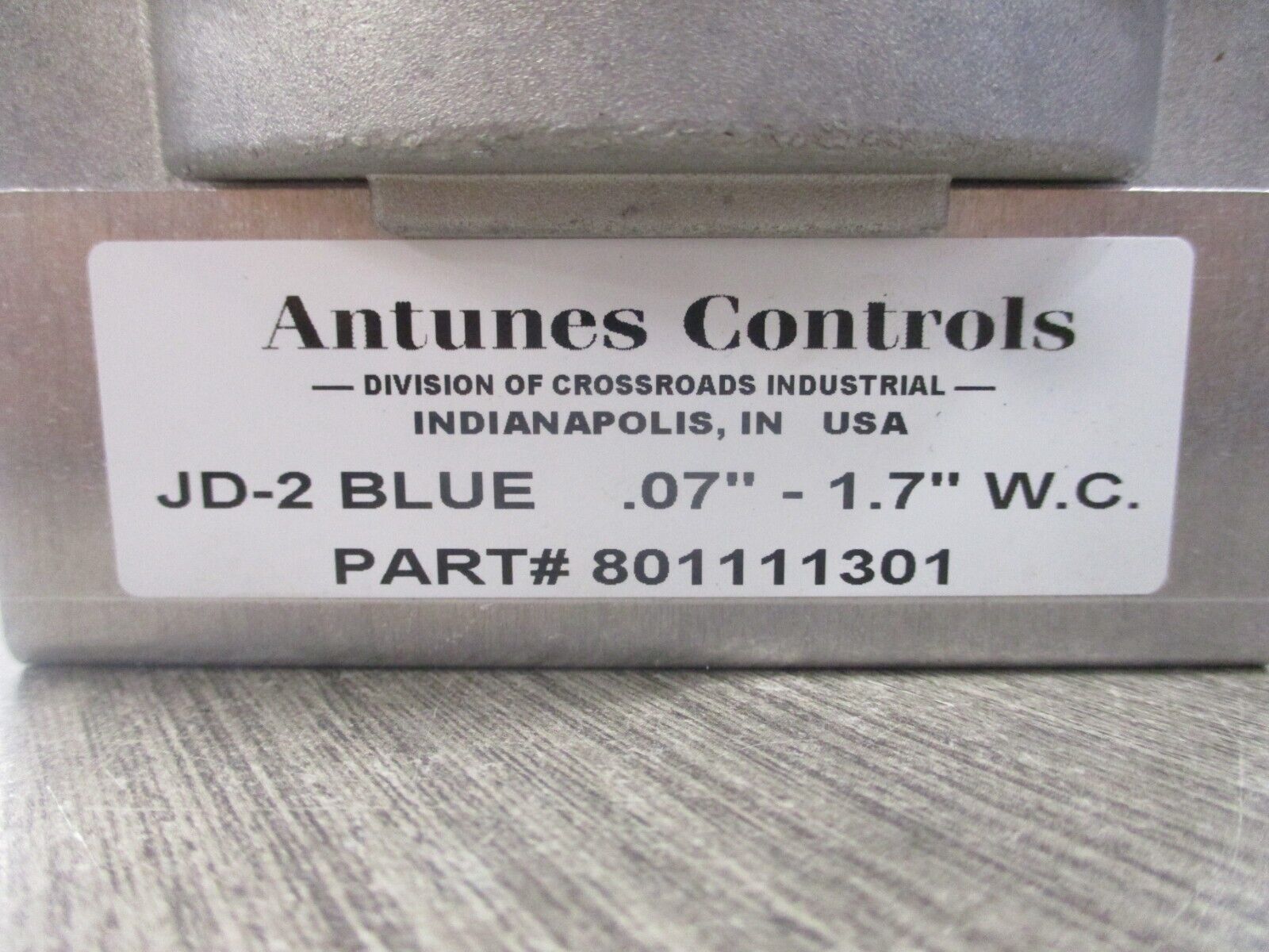 Antunes Control JD-2 Blue Pressure Switch 801111301 *No Box* New Surplus