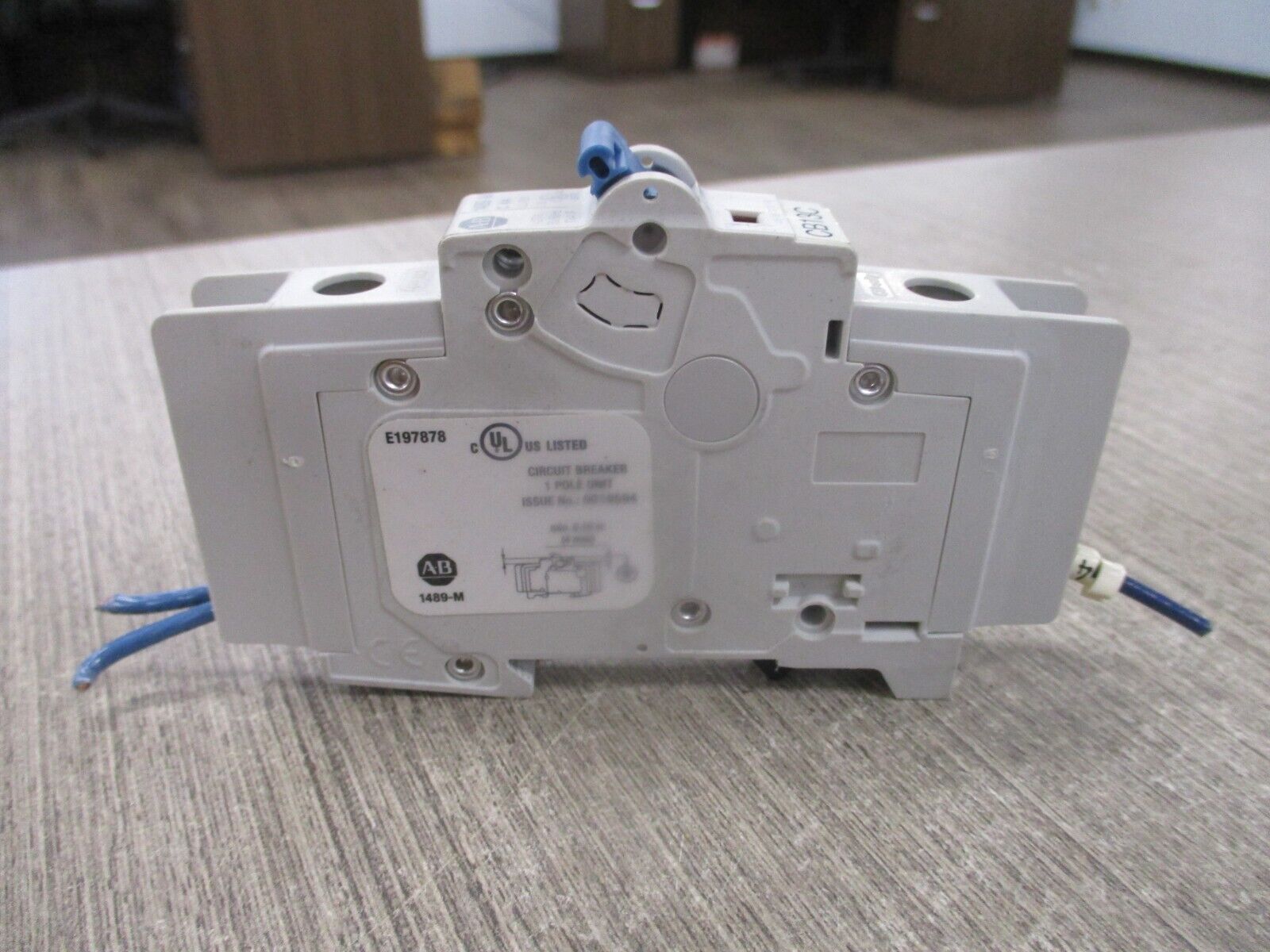 Allen-Bradley Circuit Breaker 1489-M1C040 Ser. D 4A 277V 1P 50/60Hz Used