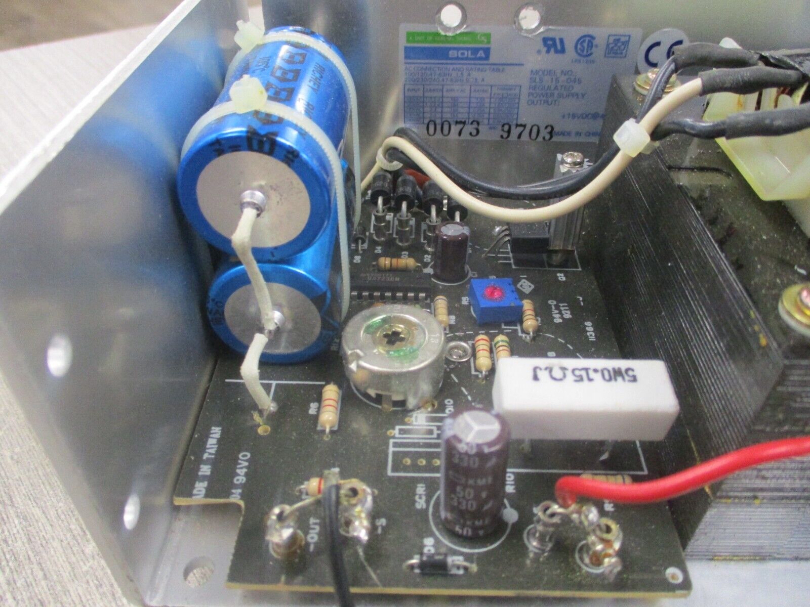Sola Regulated Power Supply SLS-15-045 Used