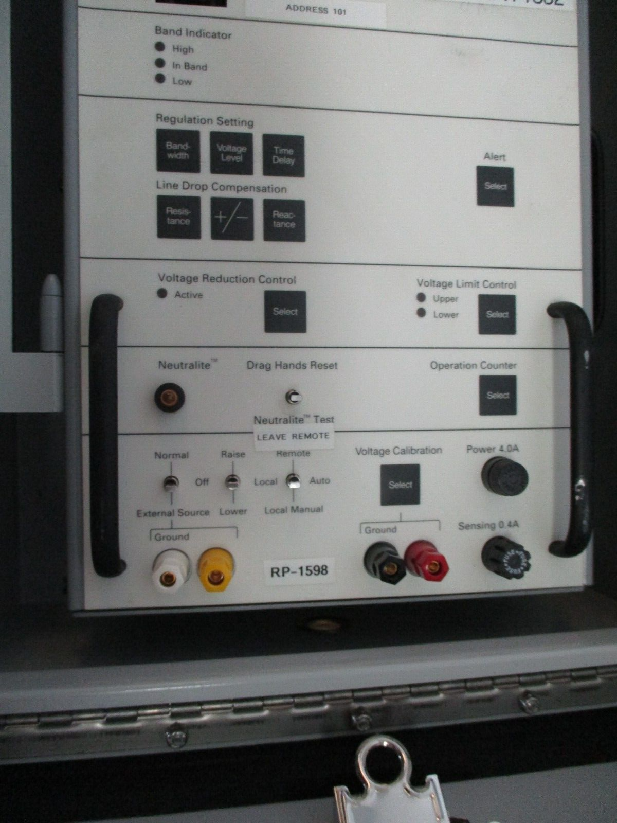 Siemens Accu/Stat MJ-X Voltage Regulator Control Panel S-62411 w/ Enclosure Used