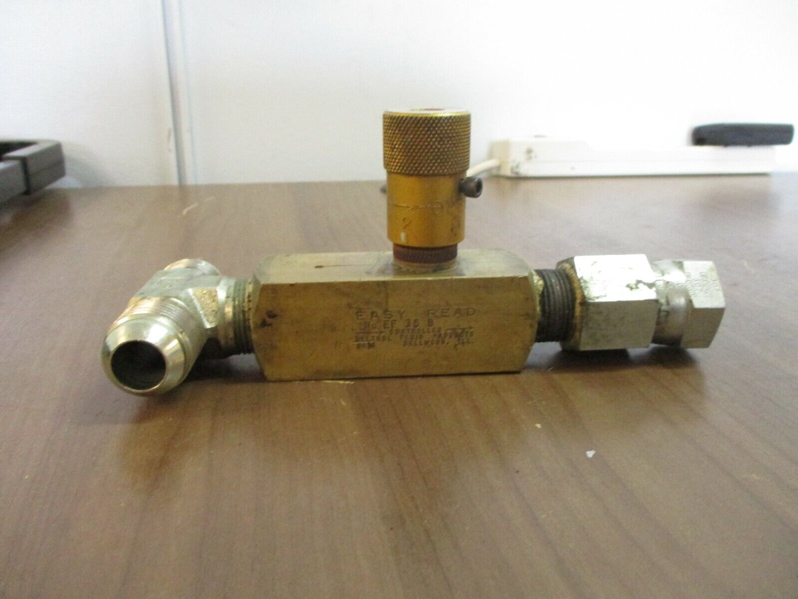 Deltrol Easy Read Flow Control Valve EF 35 B Used