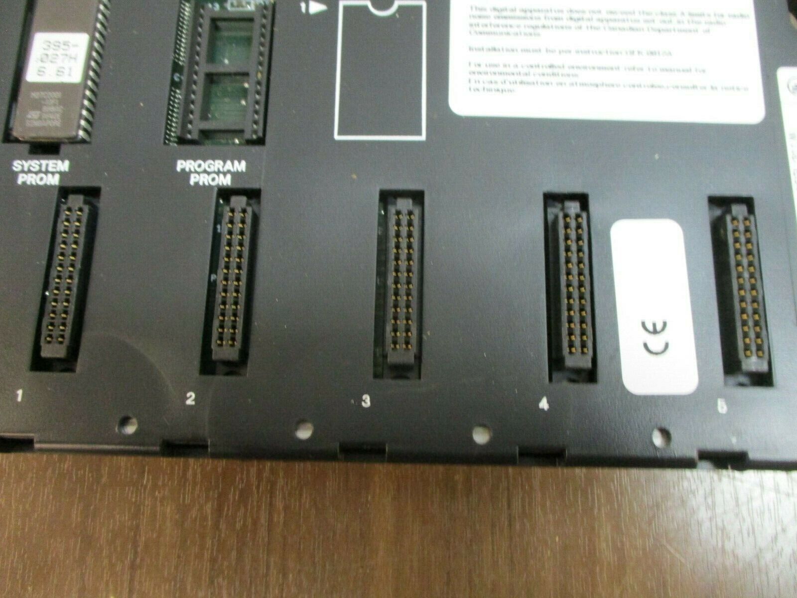 GE Fanuc Base IC693CPU311W 5-Slot Used