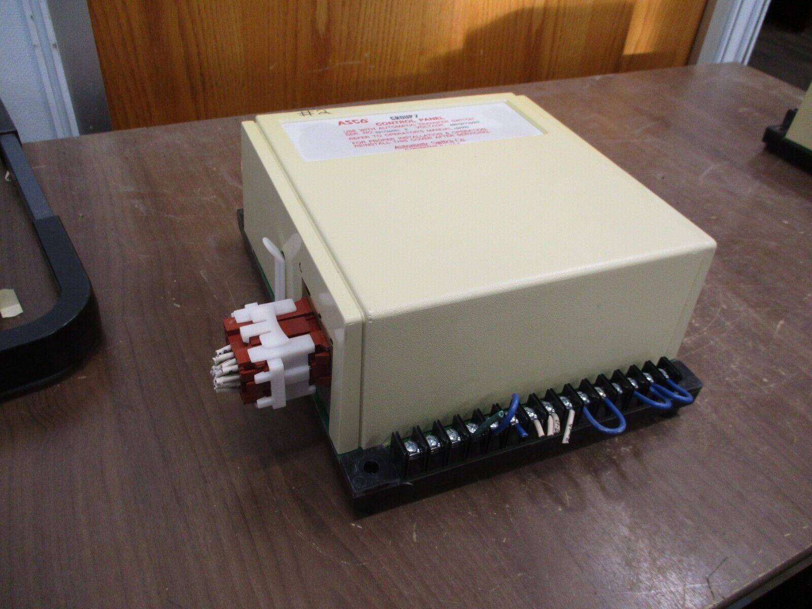 Asco Group 7 Control Panel JS459666-005 480Y/277V 60Hz Used