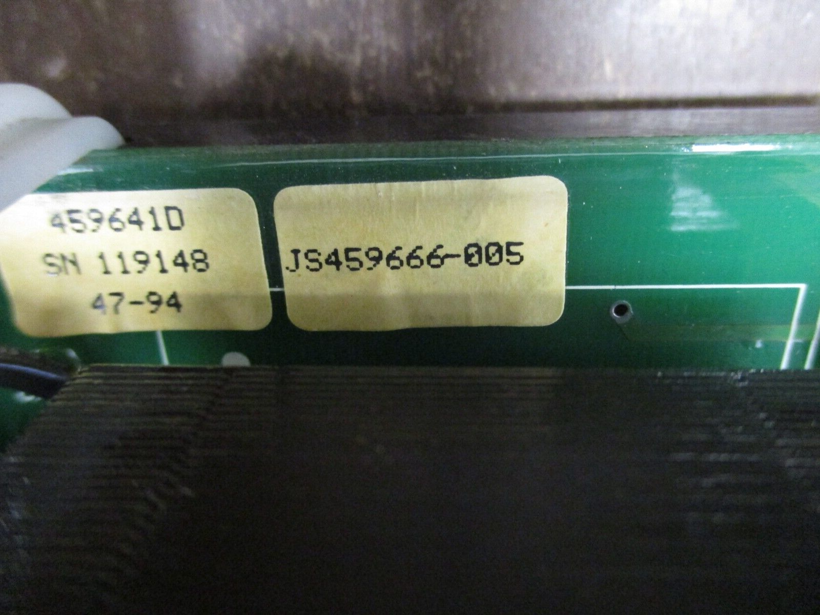 Asco Group 7 Control Panel JS459666-005 480Y/277V 60Hz Used