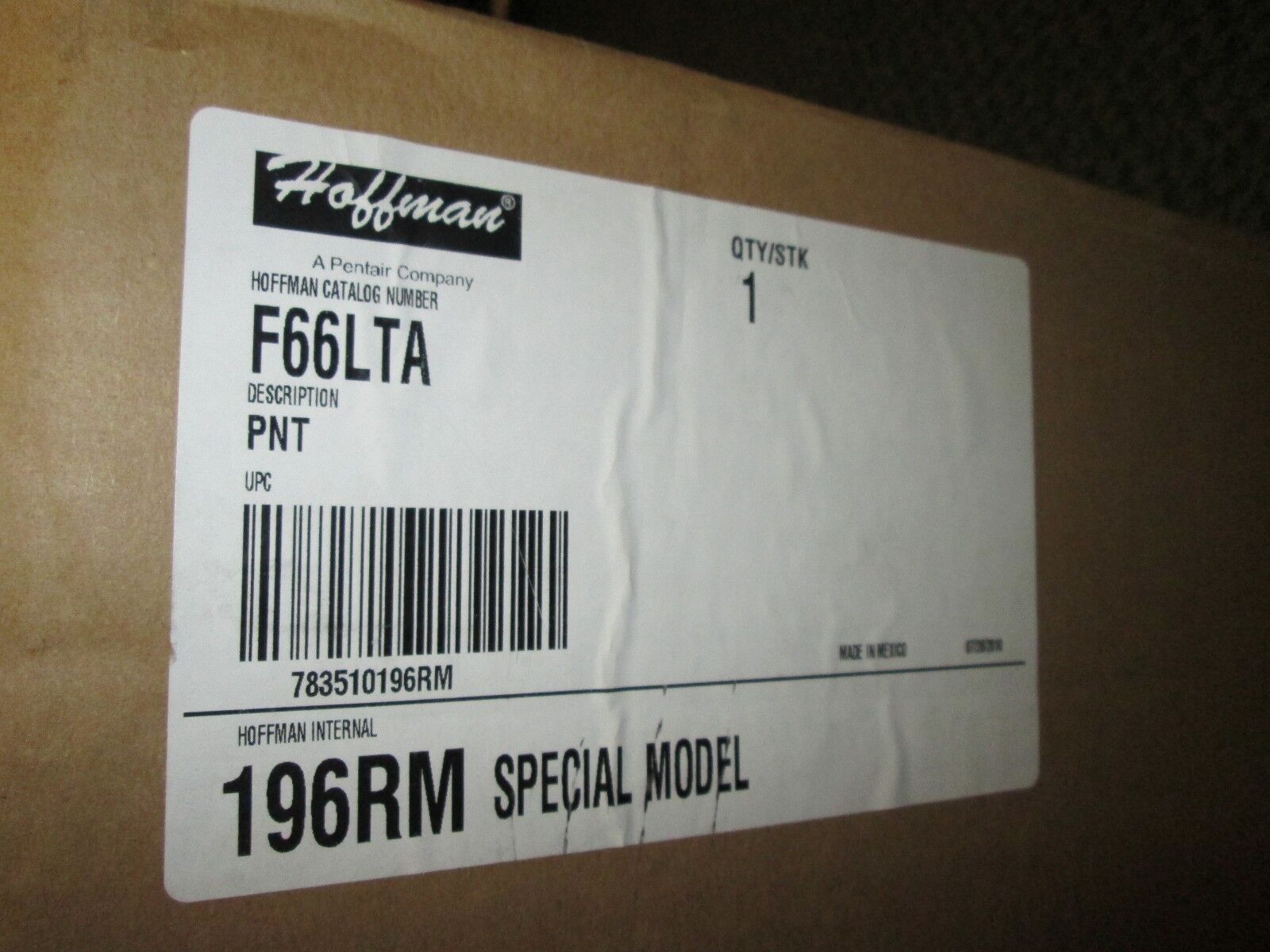 Hoffman Wireway Tee Fitting F66LTA Size 6x6" New Surplus