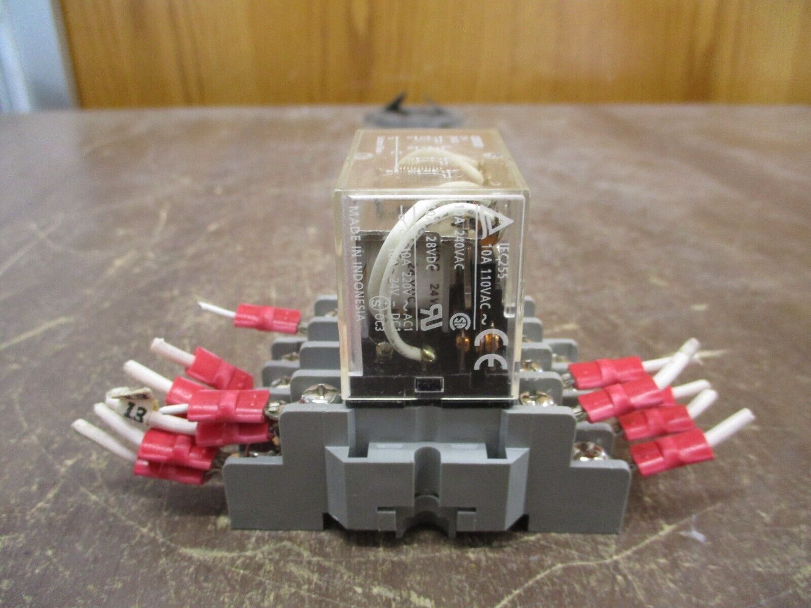 Omron Relay LY4 24VDC Coil w/ Base Used