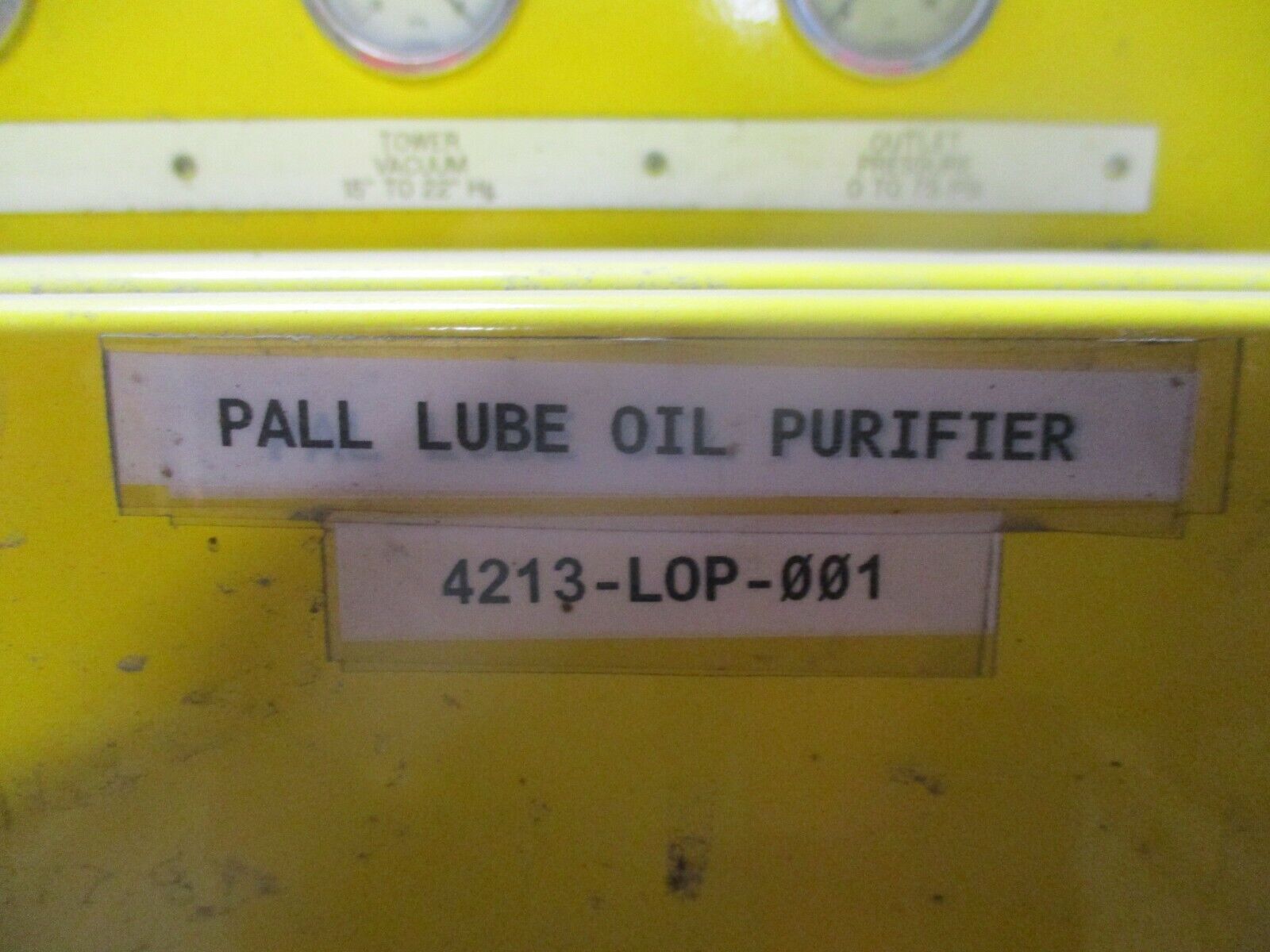 Pall 300 Series Oil Purifier HVP-333-4213-LOP-001 Used