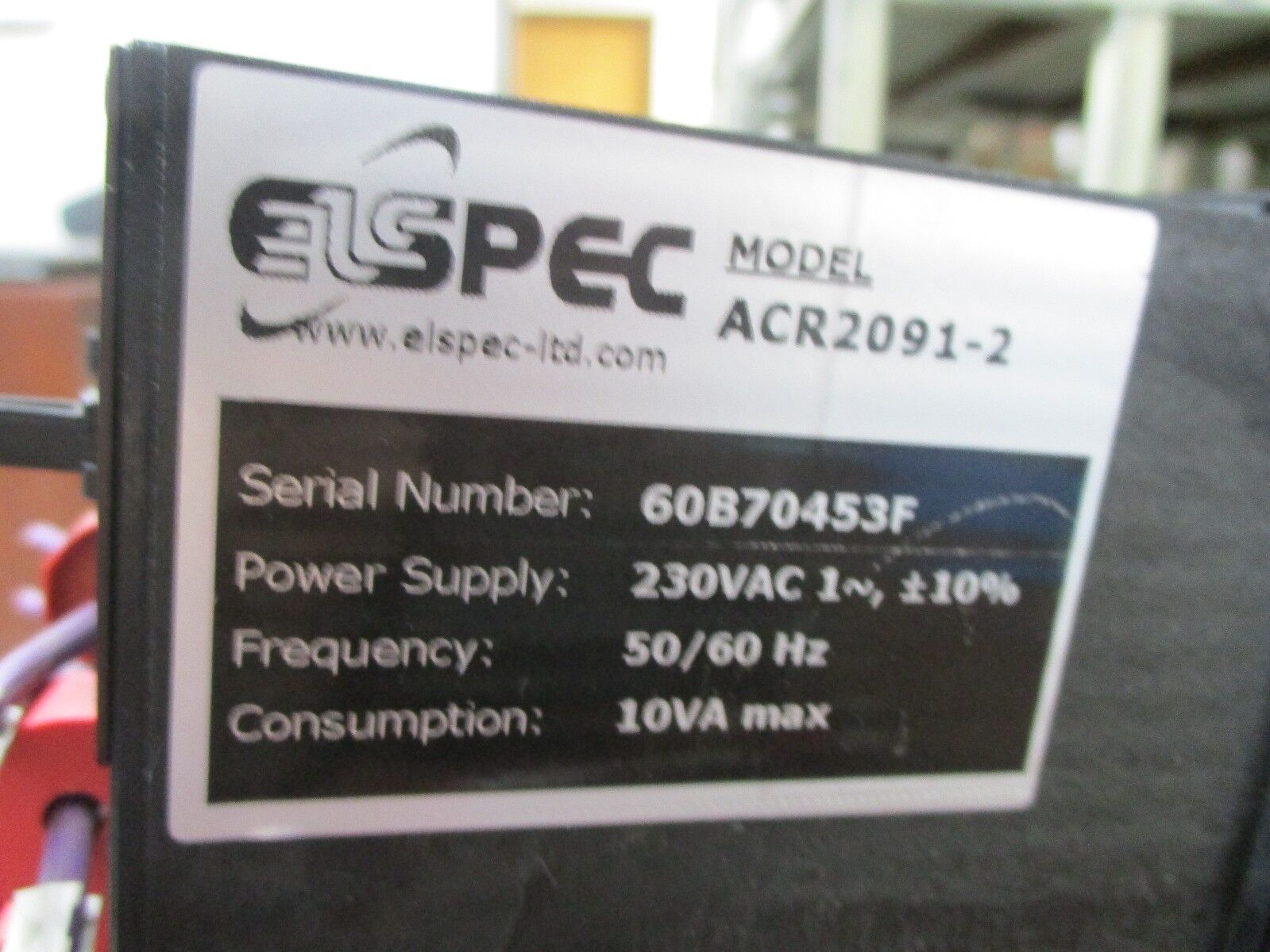 Elspec Activar Power Quality Monitor  ACR2091-2 230V 1ph 50/60Hz 10VA Used