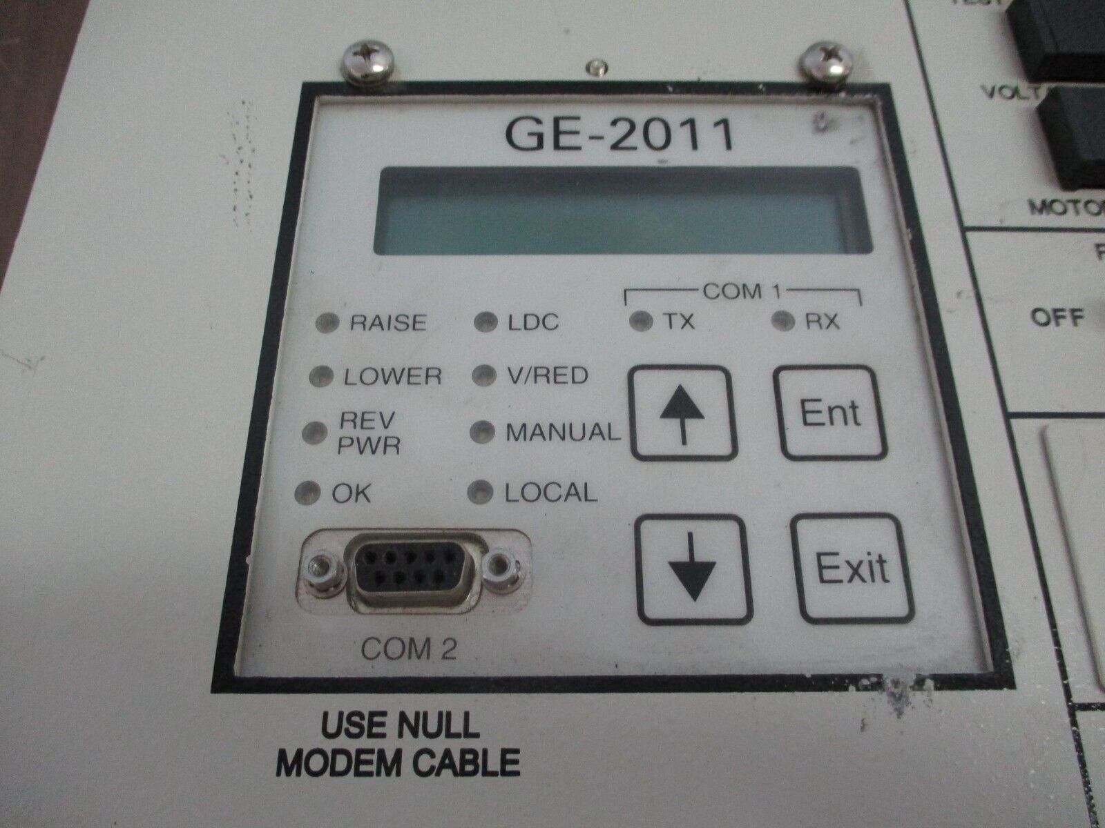GE GE-2011 Voltage Regulator Control GE-2011C-6SL S/W: D-0146V08.10.07 Used