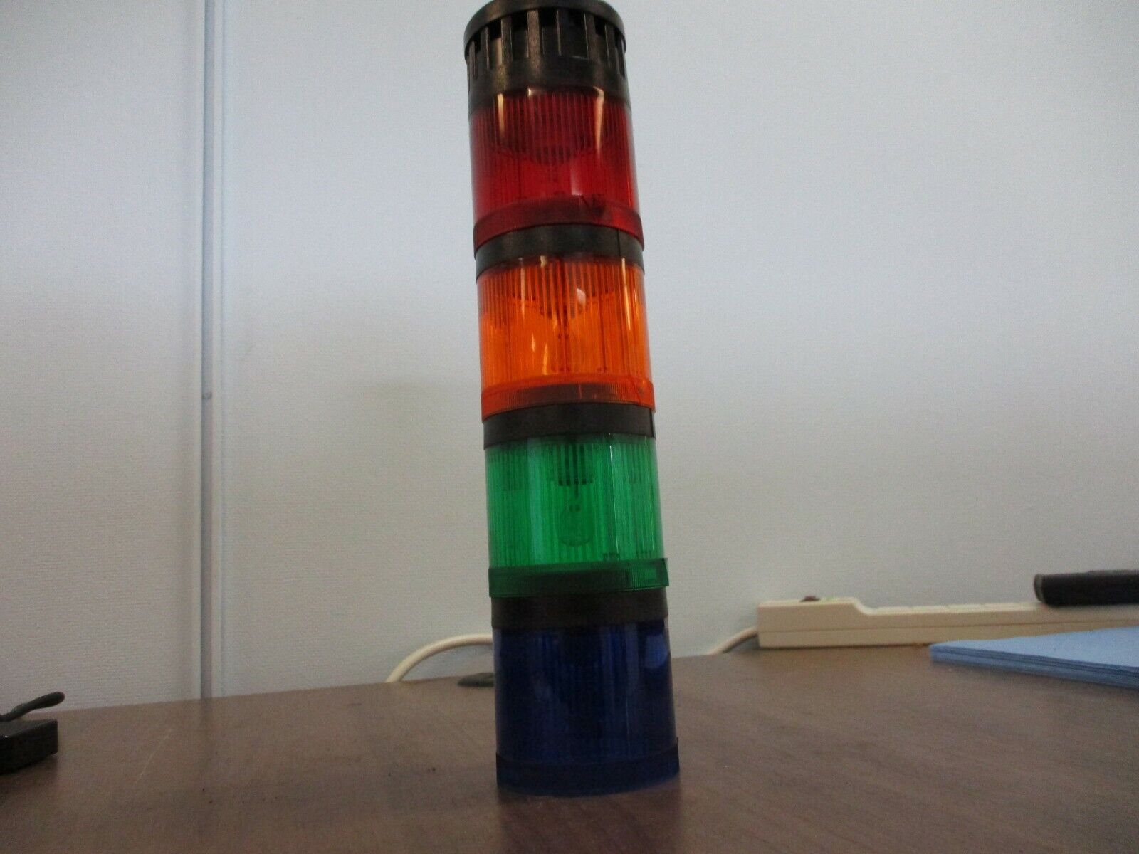 Allen-Bradley Light Stack 855T-B10DN5 Ser. B Red/Amber/Green/Blue "No Base" Used