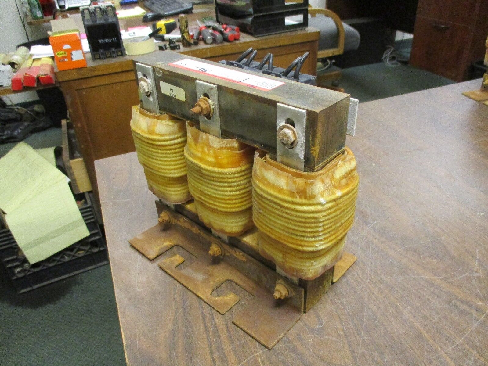 TCI KDR Drive Reactor KDRI1T 52A 600V 3Ph 50/60Hz Used
