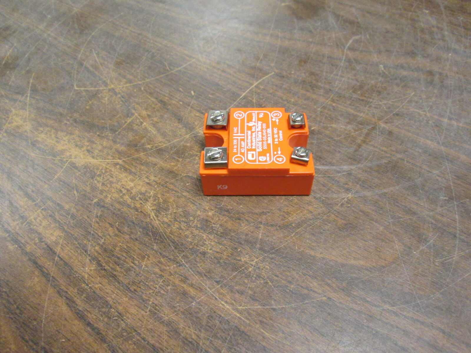 Continental Industries Solid State Relay S505-0SJ640-000 Input:3-32VDC Used