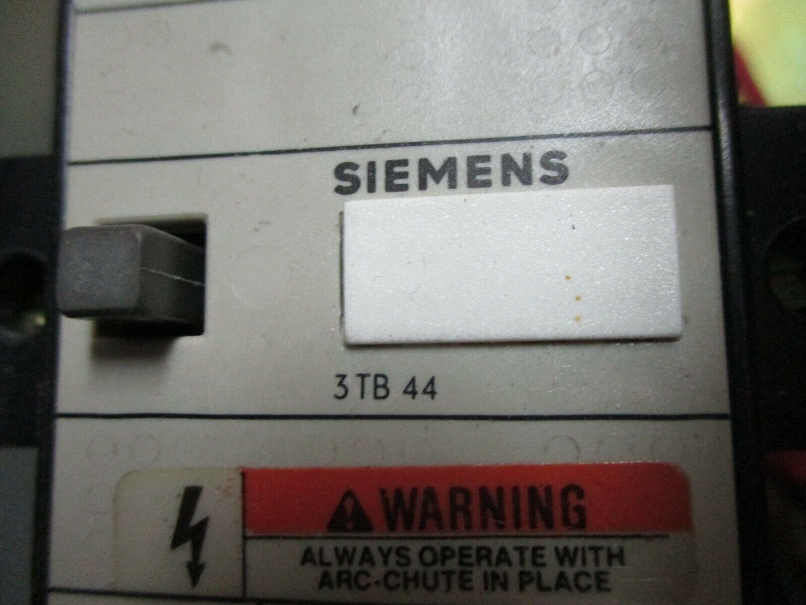 Siemens Fusible Combination 3TB44 120V Coil Trip: 1.25-2A Used
