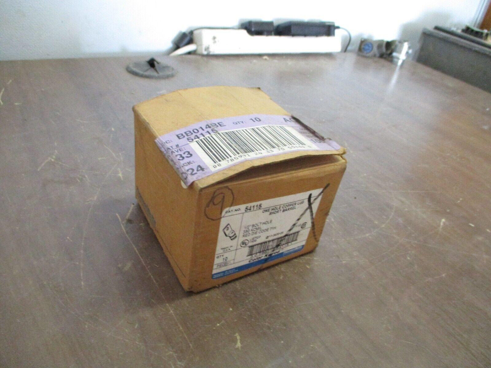Thomas & Betts Crimp Lug 54115 1-Hole 350KCMIL *Box of 6* New Surplus