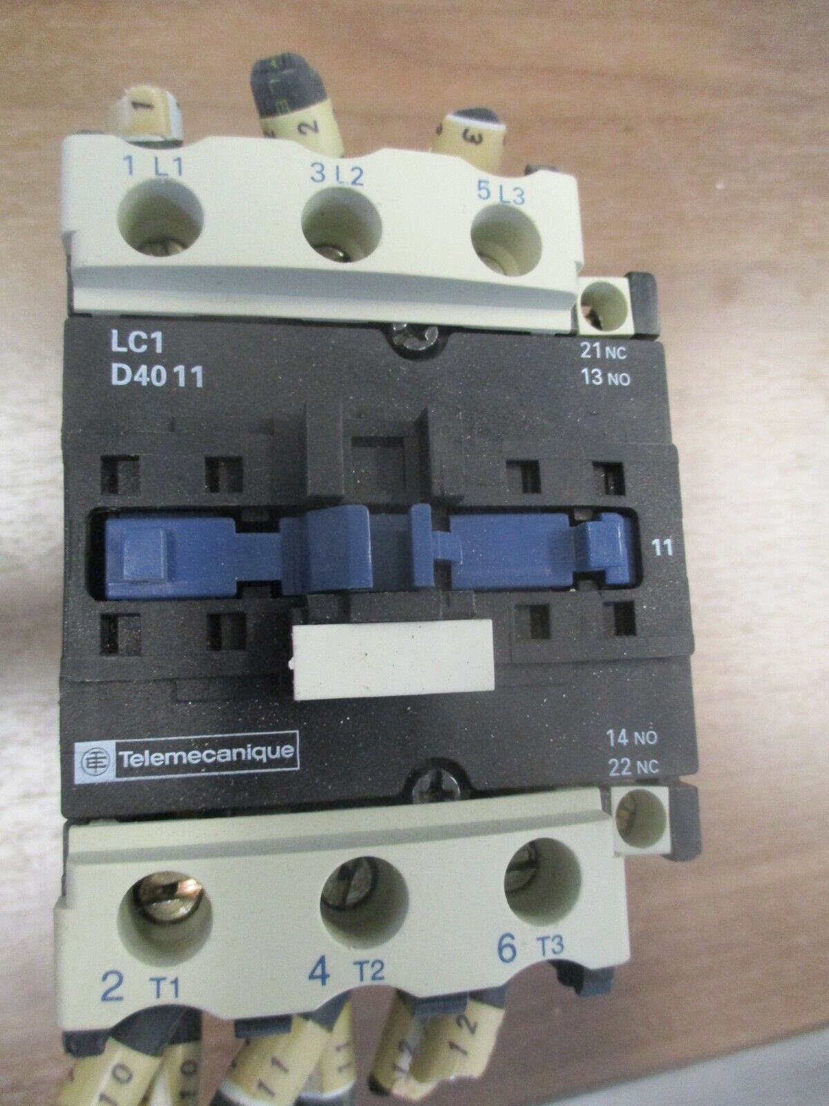 Telemecanique Contactor LC1 D4011 110V Coil 60A 600V Used