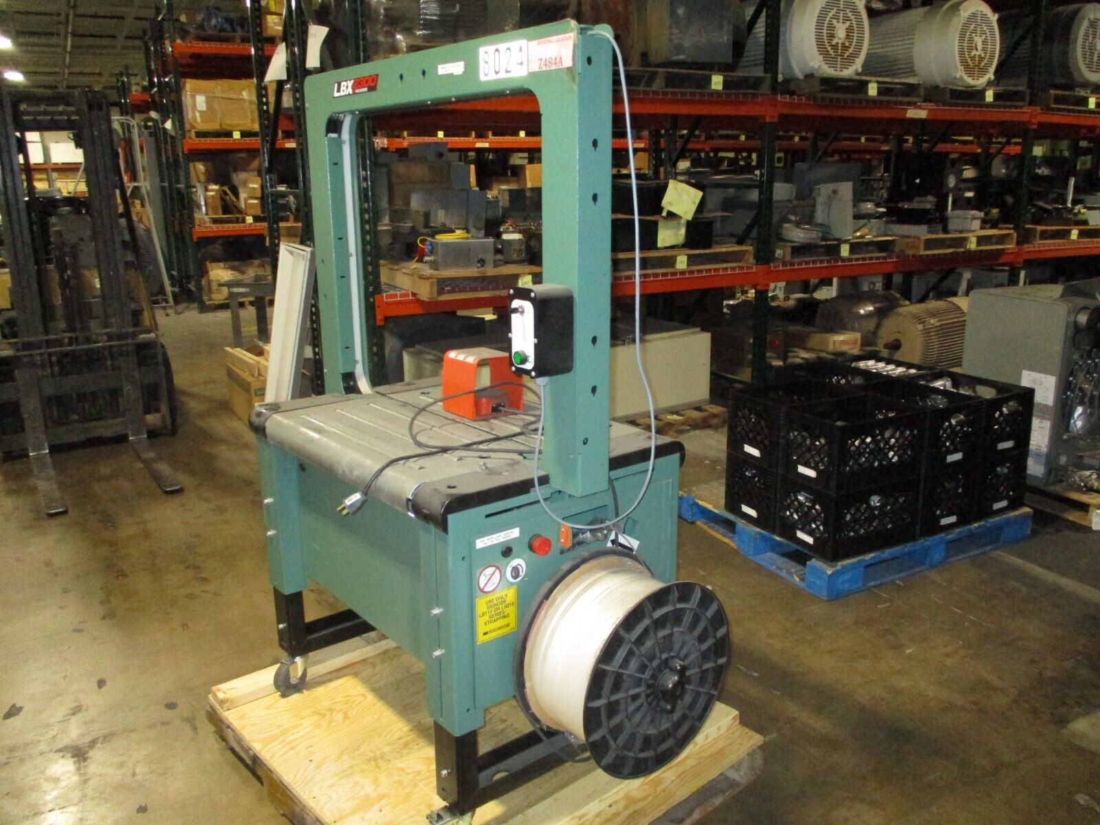 Signode Semi-Automatic Strapping Machine LBX2300 115V 1Ph 60Hz Strap Size: 6mm