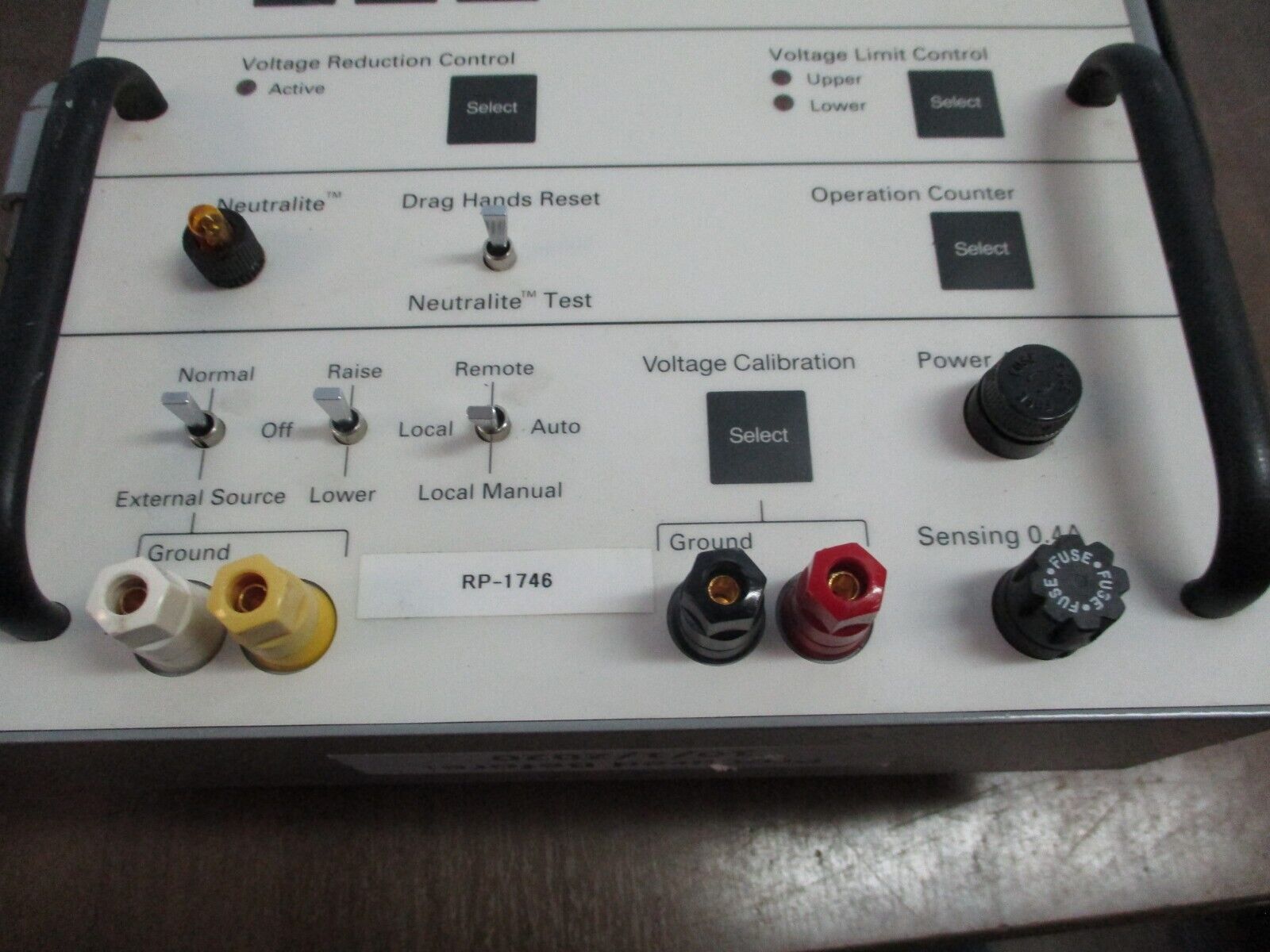 Siemens Accu/Stat MJ-X Voltage Regulator Control Panel S-62002 Used