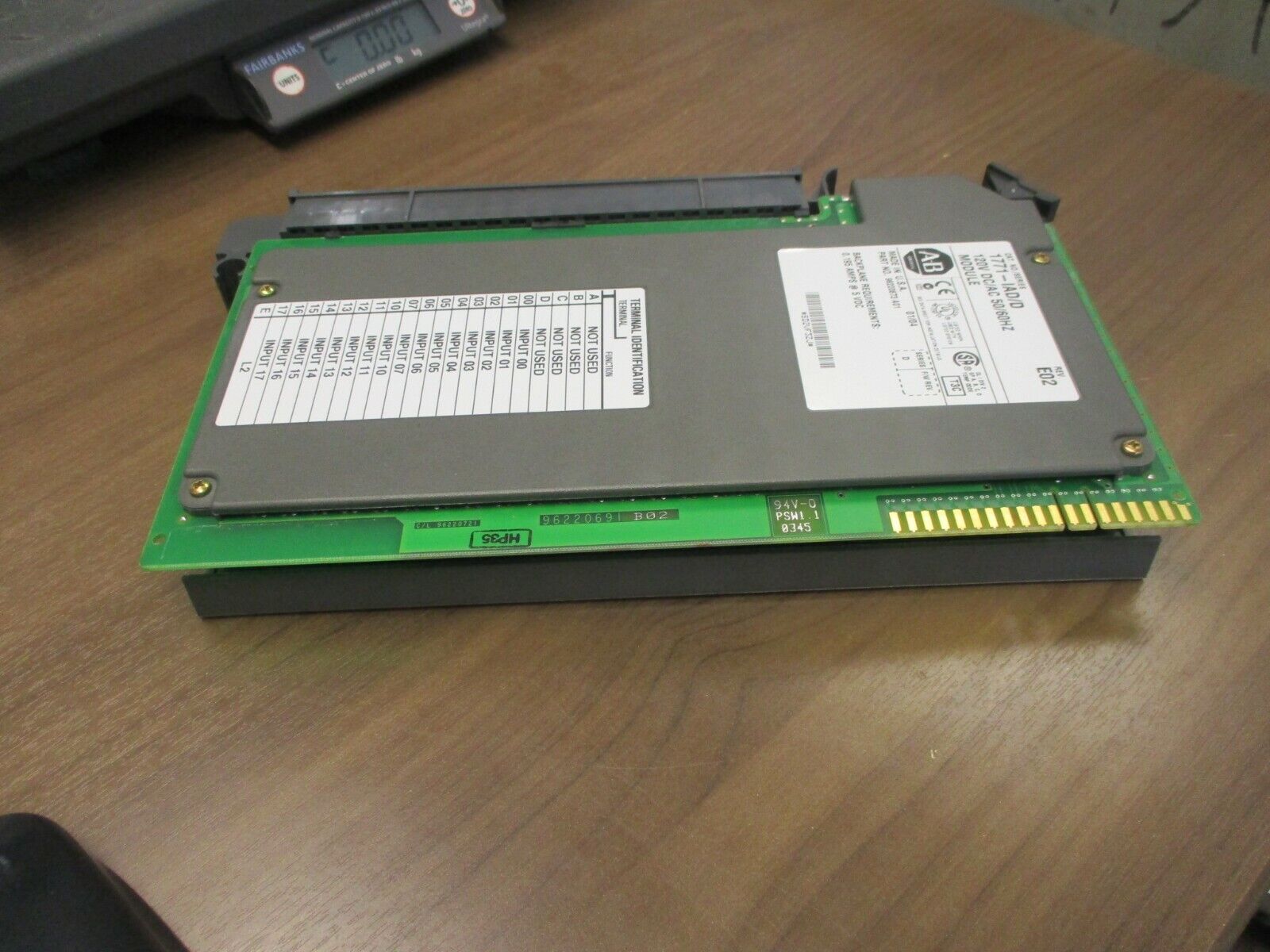 Allen-Bradley AC/DC Input Module 1771-IAD/D Rev. E02 Ser. D 120V Used