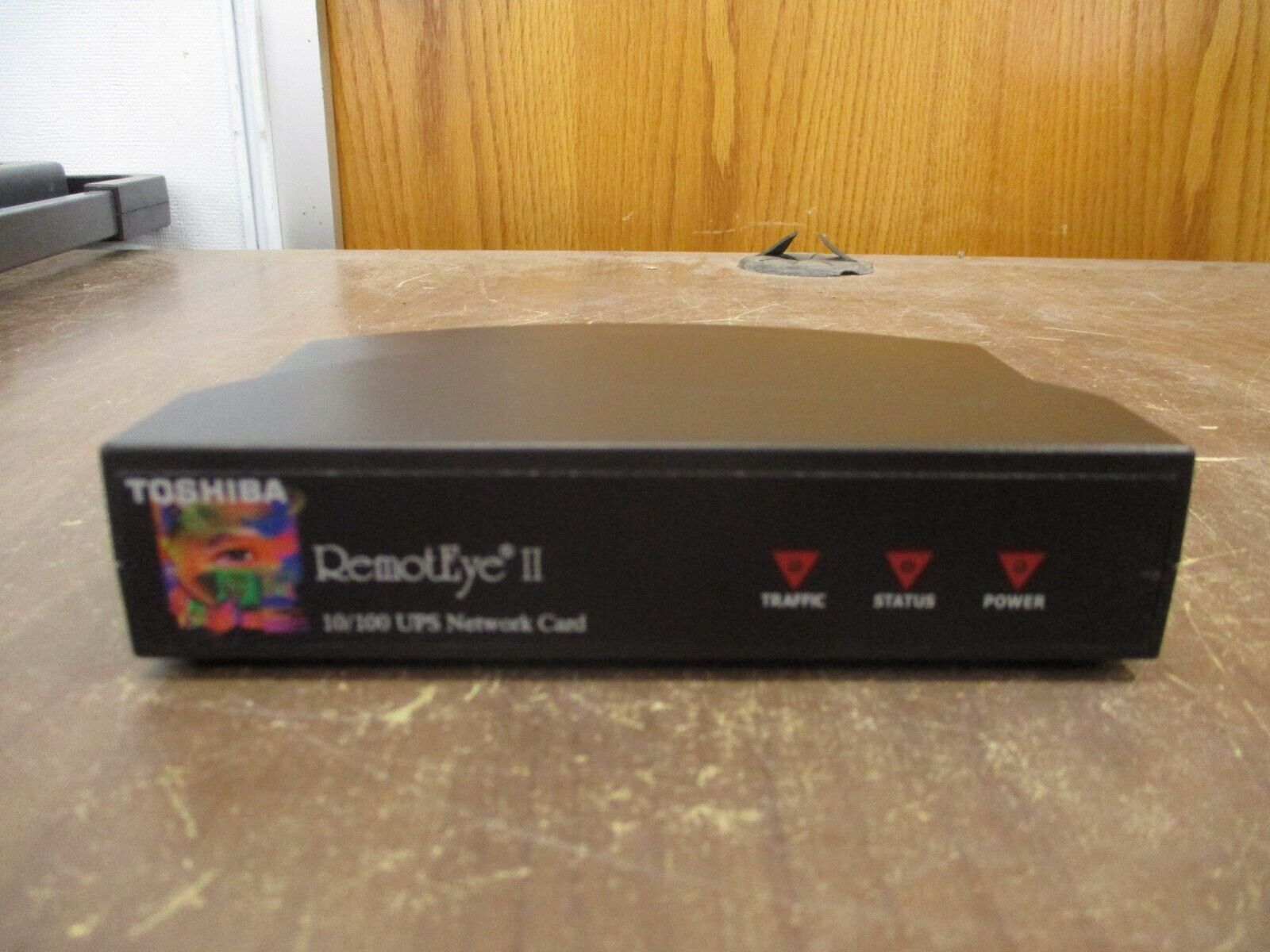 Toshiba RemotEye II 10/100 UPS Network Card RMTI-EXT-R4 12VDC 150mA Used