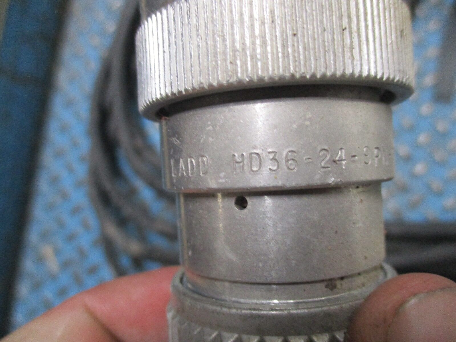 LADD Plug & Connector w/ Cable HD36-24-23PN-059 / HD36-24-23SN-059 Used