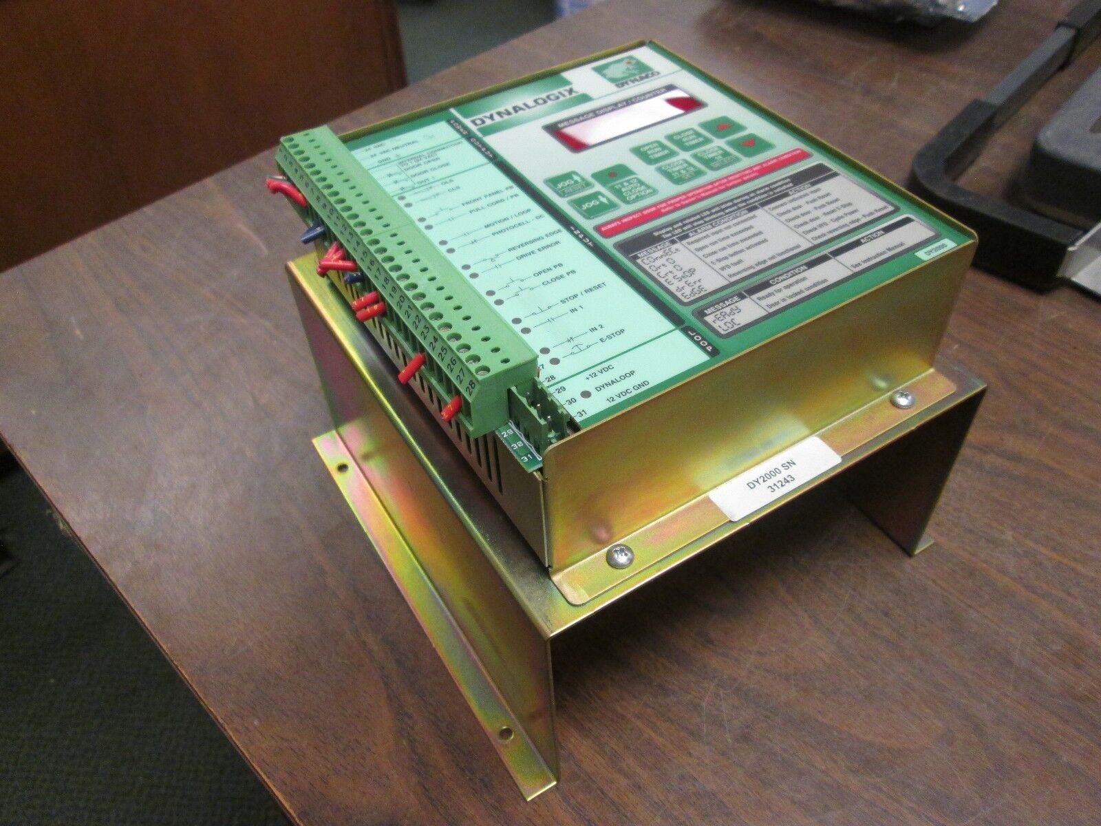 Dynaco DynaLogix Door Logic Controller DY2000 24V 50/60Hz 24VA Used