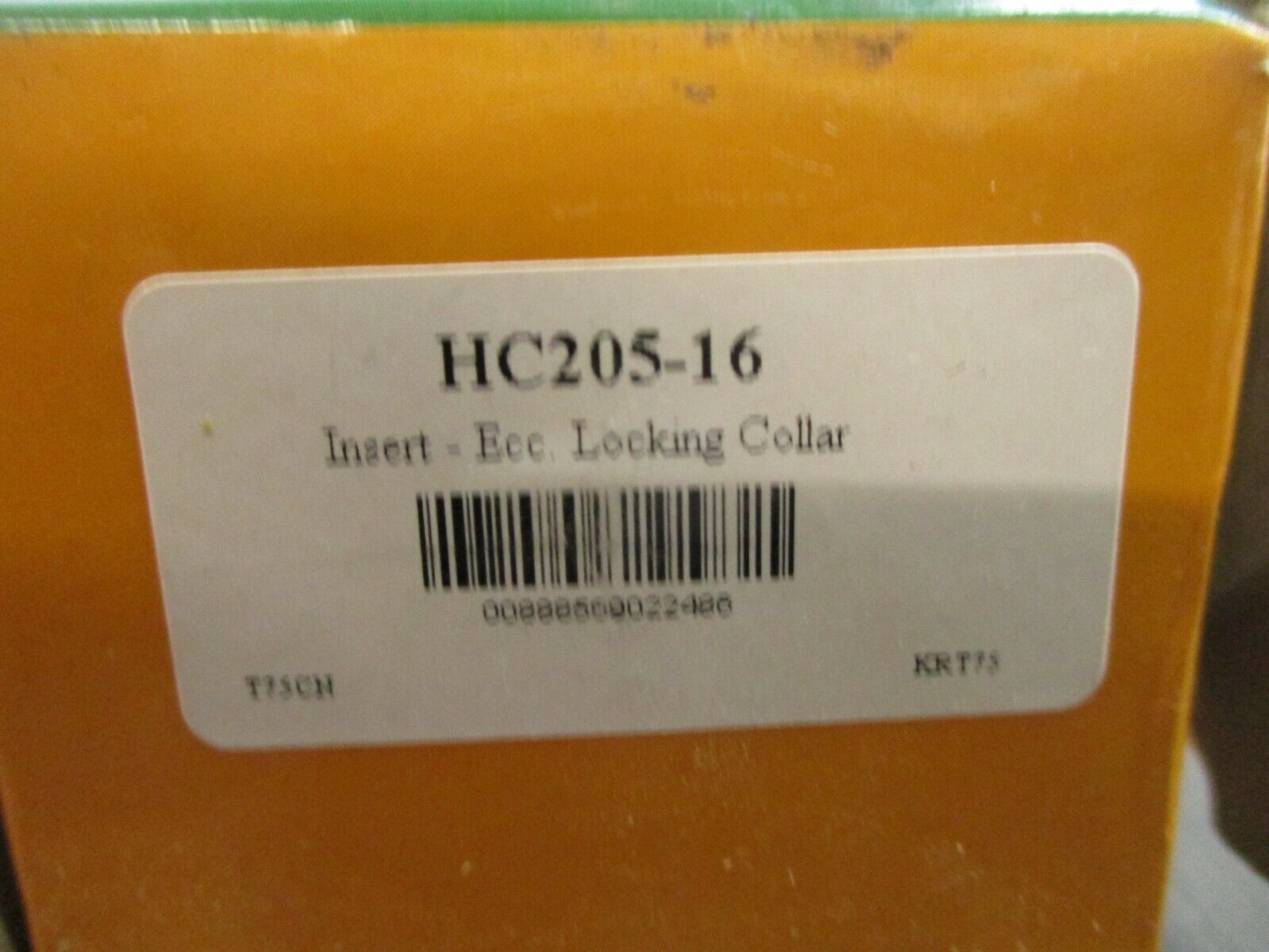 Tritan Bearing Insert HC205-16 Ecc. Locking Collar New Surplus