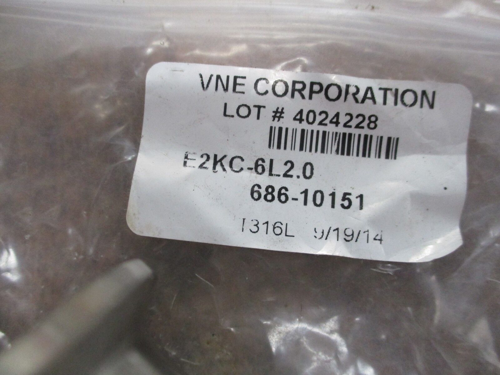 VNE Stainless Steel 45° Elbow E2KC-6L2.0 Size: 2" New Surplus