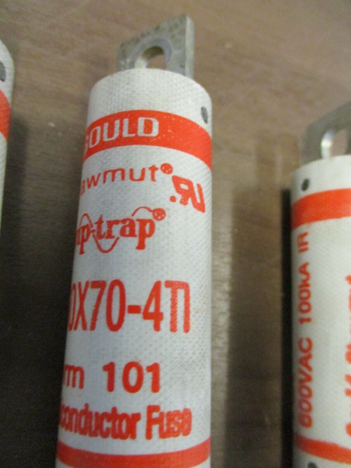 Gould Shawmut Amp-Trap Fuse A60X70-4TI 70A 600V *Lot of 3* Used