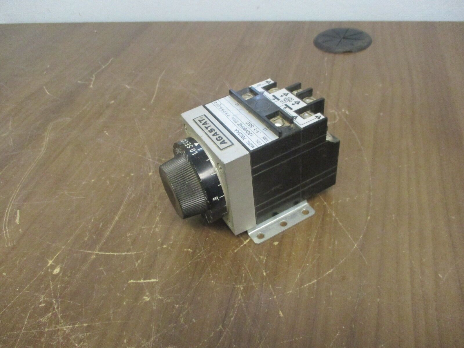 Agastat Timer 7022A Time: 0.1-1sec 120V Coil Used *Chipped Terminal*