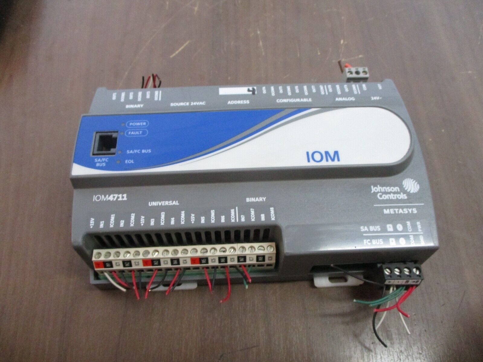Johnson Controls Metasys IOM4711 Expansion Module MS-IOM4711-0 Rev. D Used